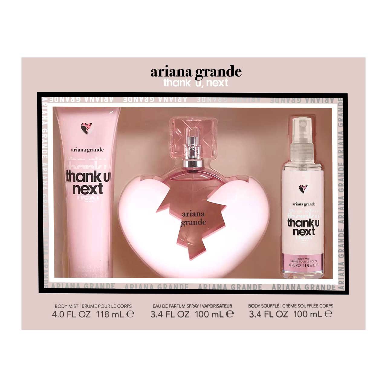 Estuche Ariana Grande Thank u next Mujer EDP