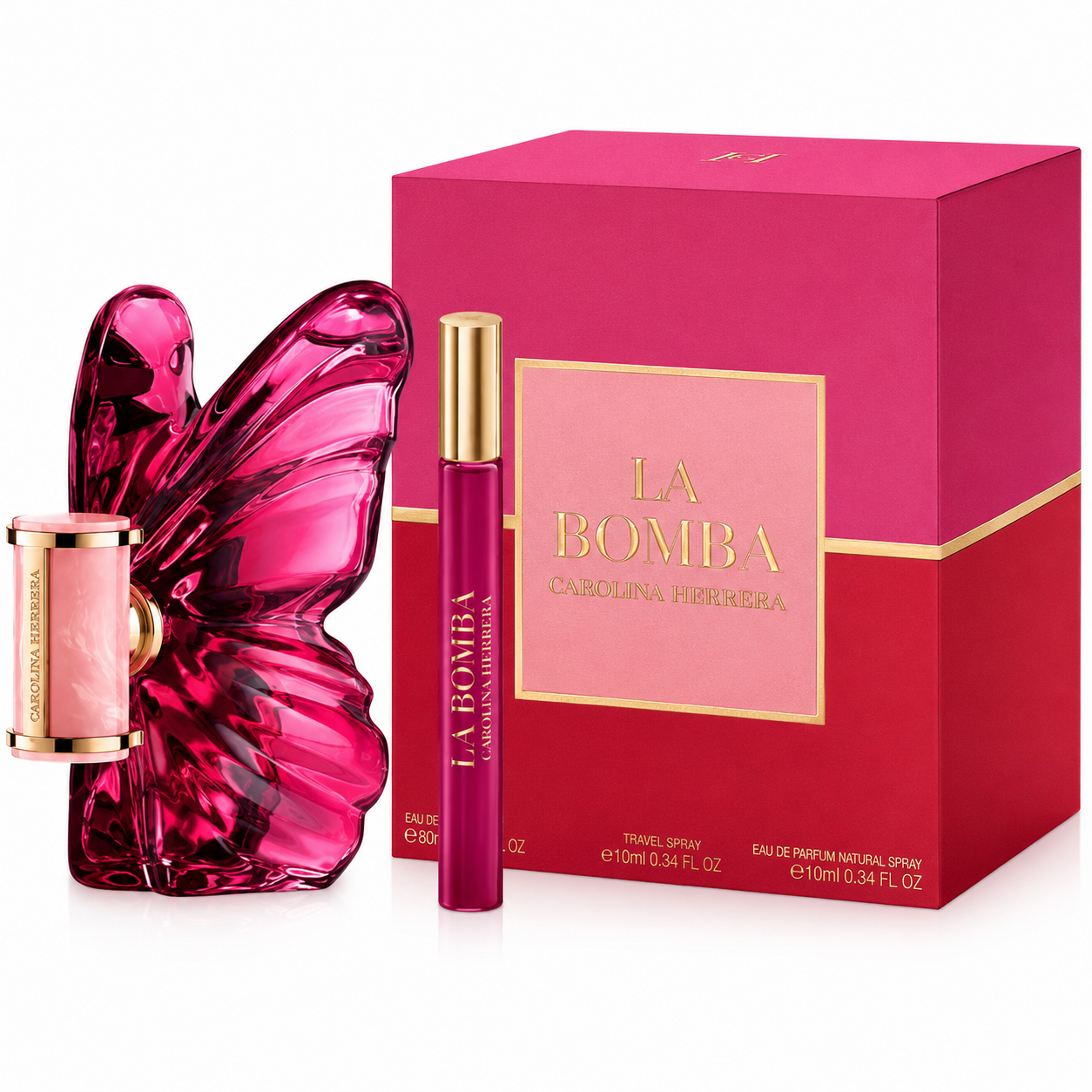 Estuche Carolina Herrera La Bomba Mujer EDP 2pz