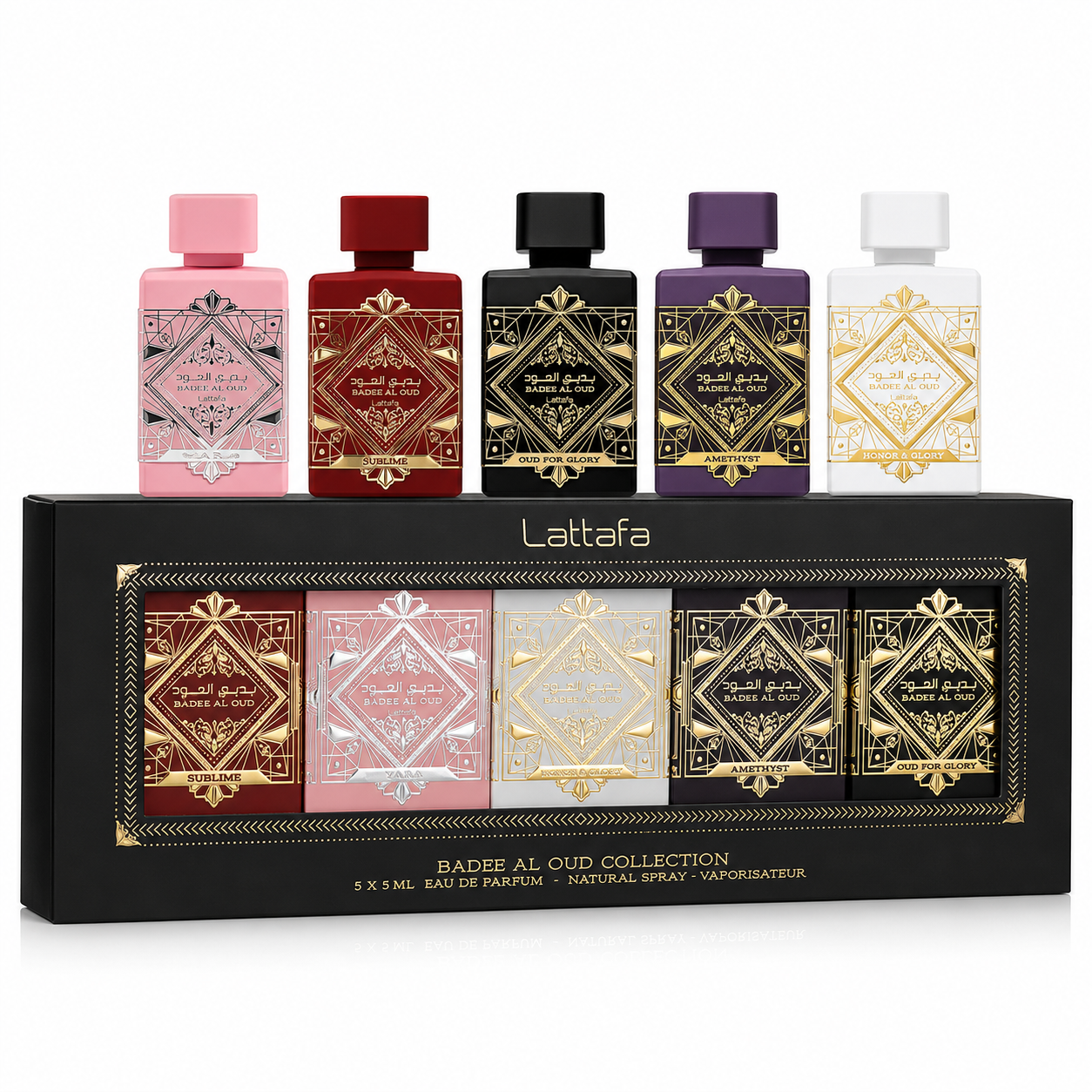 Estuche Lattafa Miniatura By Oud For Glory EDT